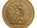 1907-es U•P jellt koronzsi Artex veret rz prbaveret 100 korona