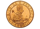 1896-os jeloletlen arany 9 dukátos tallér fantáziaveret
