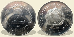 1966-os ezüst Kabinet sor 2 forint - (1966 2 forint ezüst)