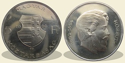 1966-os ezüst Kabinet sor 5 forint - (1966 5 forint ezüst)