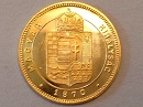 1870-es arany 1 dukát rozettás utánveret - (1870 1 dukát)