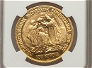 1907-es U•P jelölt koronázási Artex veret arany 100 korona