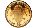 1938-as up arany  100 pengő fantáziaveret- (1938 100 pengő up)