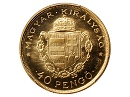 1935-s jelletlen arany  40 peng fantziaveret- (1935 40 peng jelletlen)
