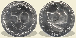 1948-as rozetts 50 fillr - (1948 50 fillr rozettas)