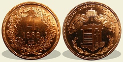 1868-as 4 krajcr rozetts utnveret - (1868 4 krajcr rozetts)