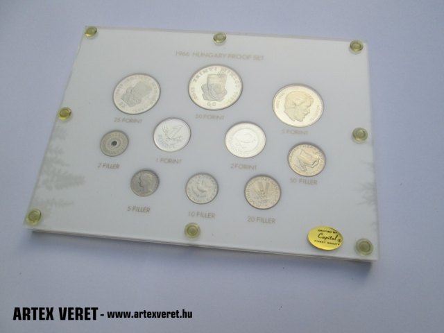 1966-os Artex Kabinet sor Capital holder tejfehr plexi tartban