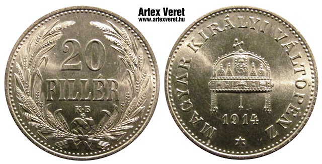 1914-es 20 fillr - (1914 20 fillr)