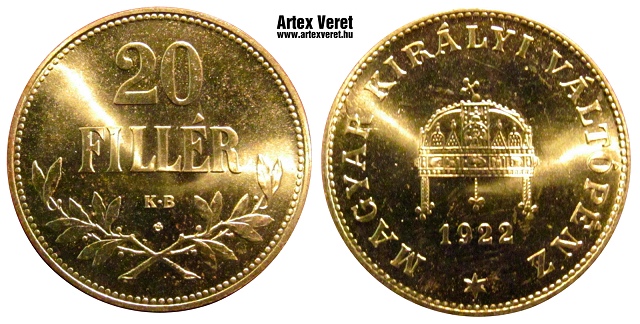 1922-es 20 fillr - (1922 20 fillr)