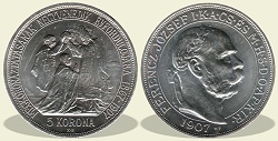 1907-as koronzsi up jells 5 korona - (1907 5 korona koronzsi up jelolessel)