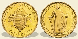 1938-as jelletlen arany  100 peng fantziaveret- (1938 100 peng jelletlen)
