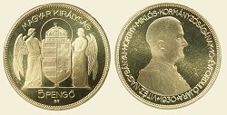 1930-as jelletlen ezst Horthy 5 peng utnveret- (1930 5 peng jelletlen)